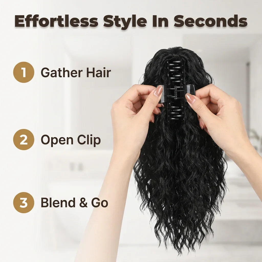 EasyPony™ - 18 Inch Curly Wavy Volumizing Extension