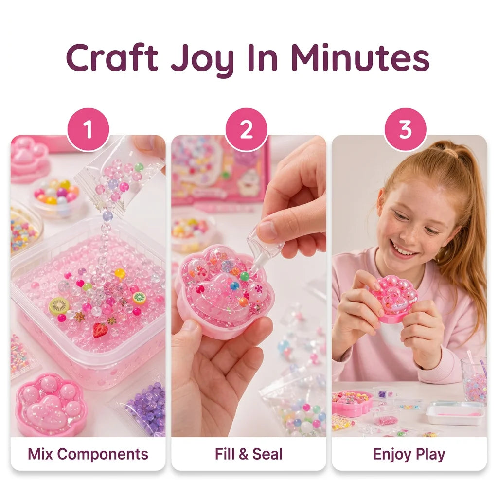 SoftSquish™ - DIY Stress Ball Crafting Kit for Creative Sensory Relief