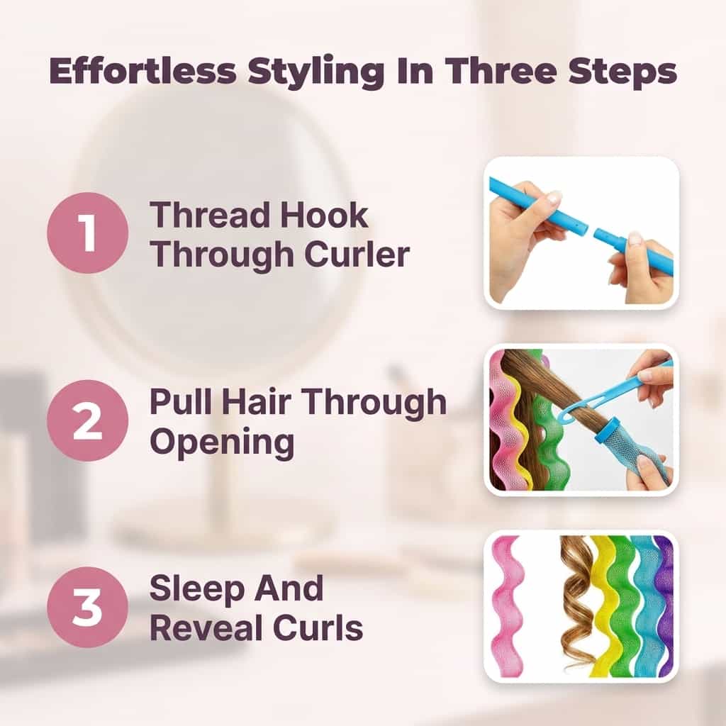 CurlEase™ - Heatless Curling Ribbons