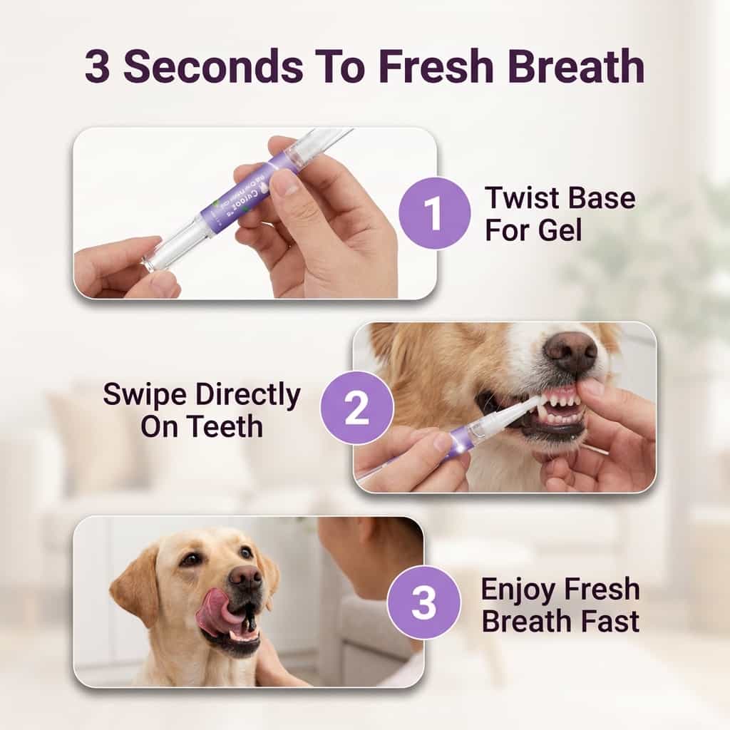 Pet Dental Care Gel - Brush-Free Tartar Removal