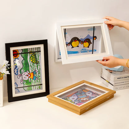 Kids Art Display Frame - Turn drawings into elegant wall art
