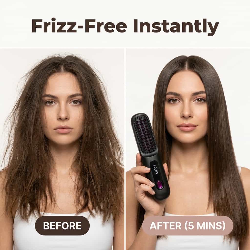 FrizzGuard™ - Cordless Frizz-Free Styler