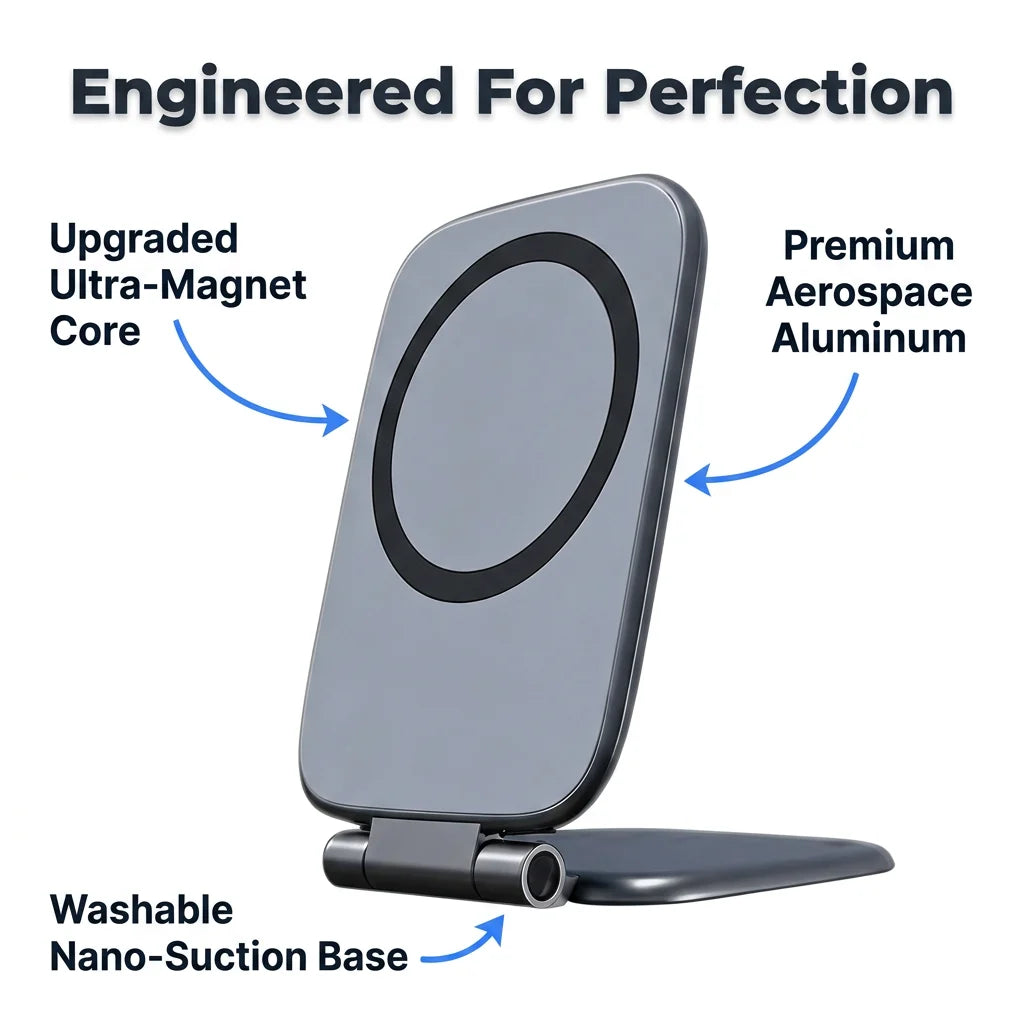 Magnetic Car Phone Mount - Strong Magnetic Phone Holder