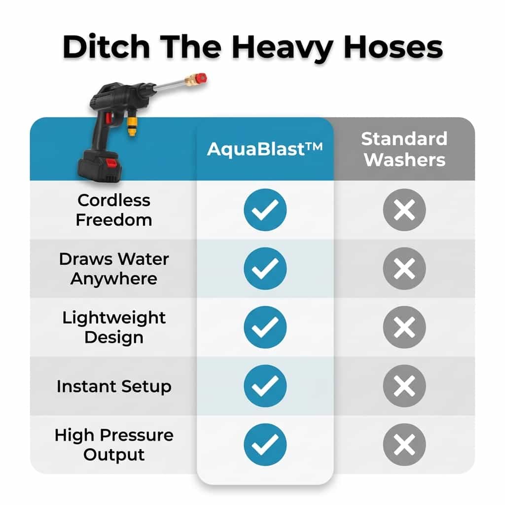 AquaBlast™ - Cordless Power Cleaner