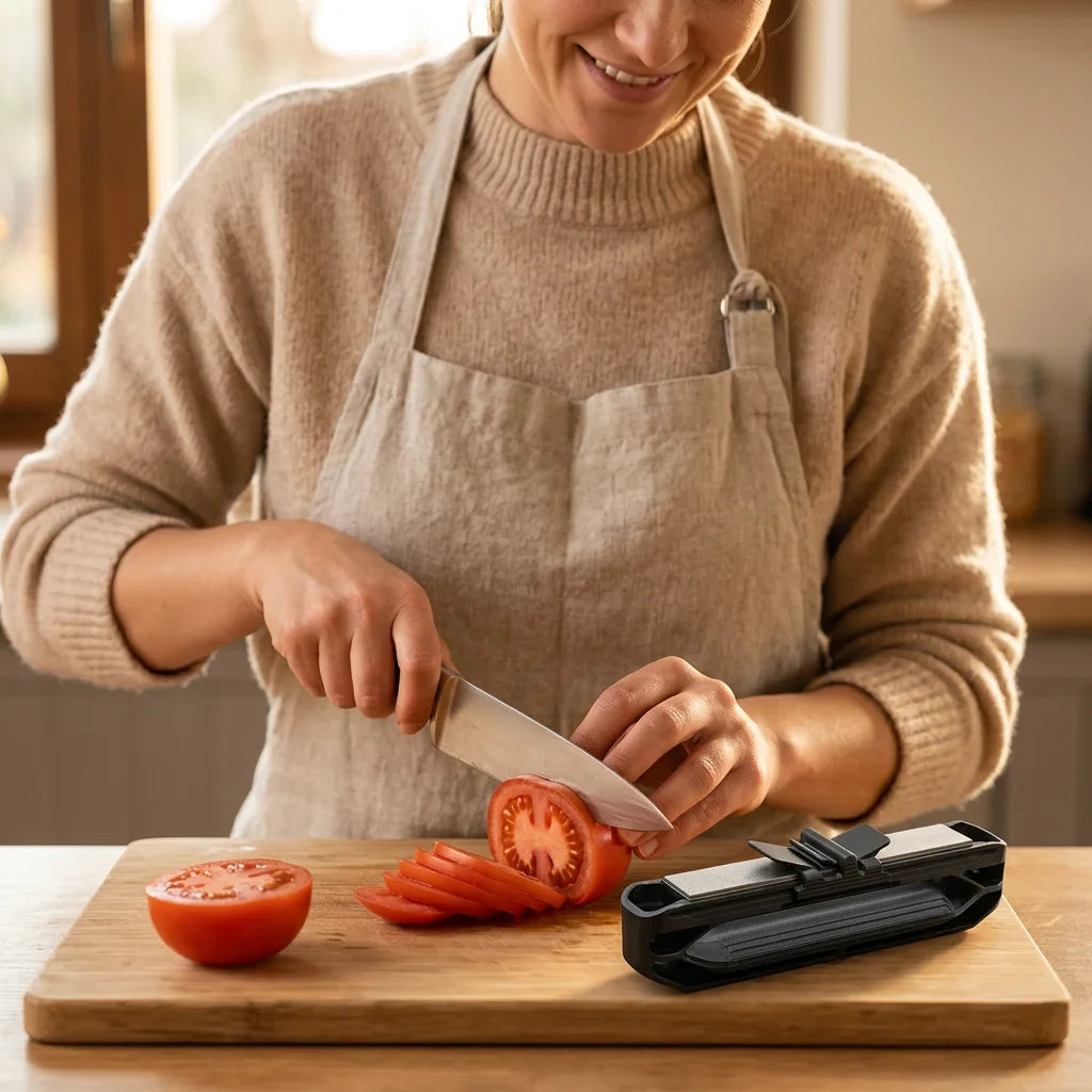 RazorSharp™ - Guided 20-degree Angle Knife Sharpener