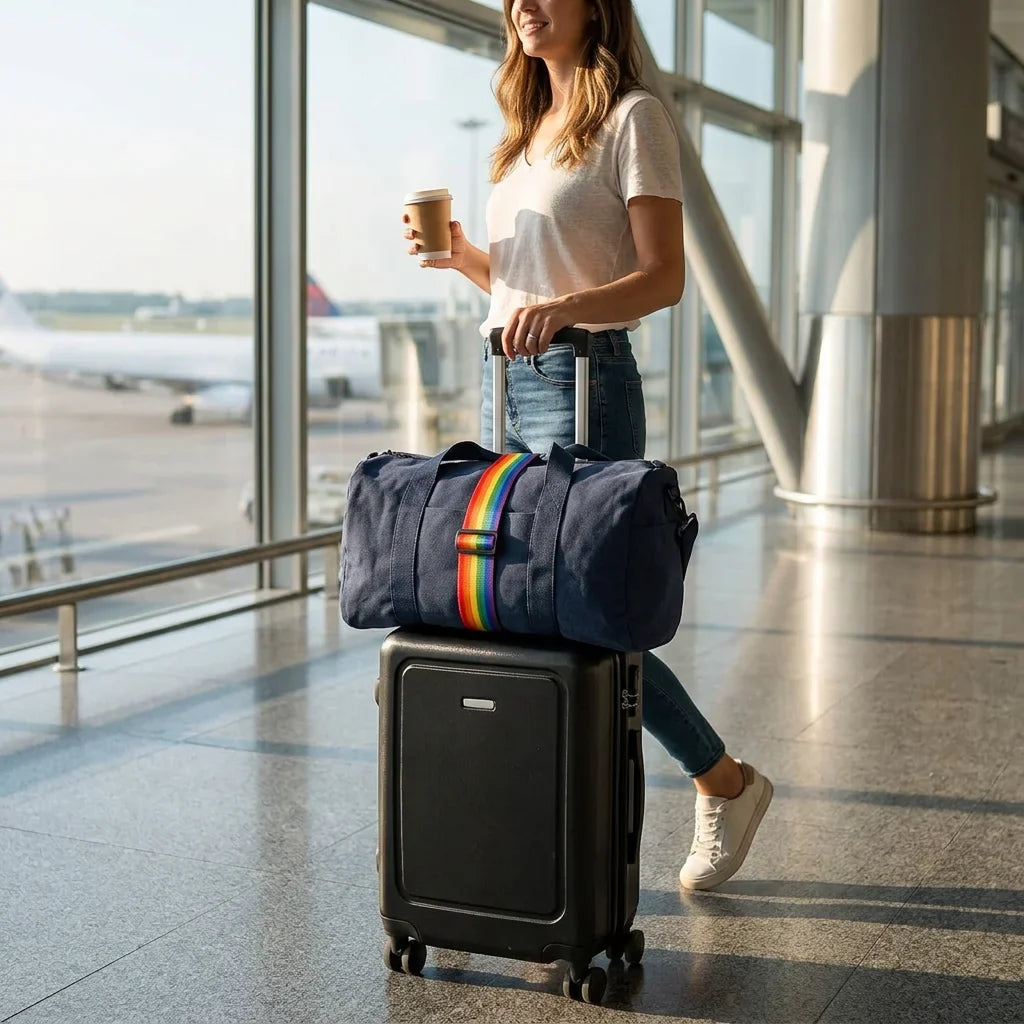 Adjustable Luggage Connector - Hands-Free Luggage Strap