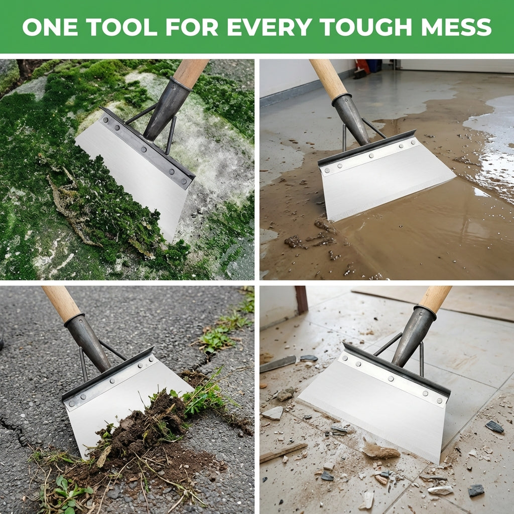 Multi-Function Cleaning Scraper Shovel- Effortless Weeding & Deep Cleaning
