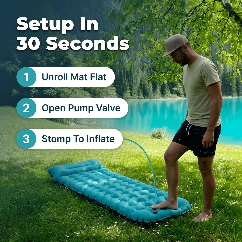 FlexBed™ - Ultralight and compact sleeping mat