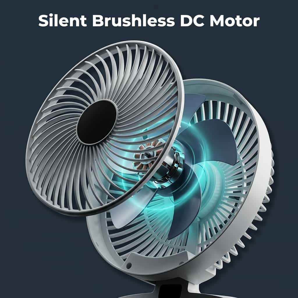 EasyBreeze™ - Quiet portable cooling with night light