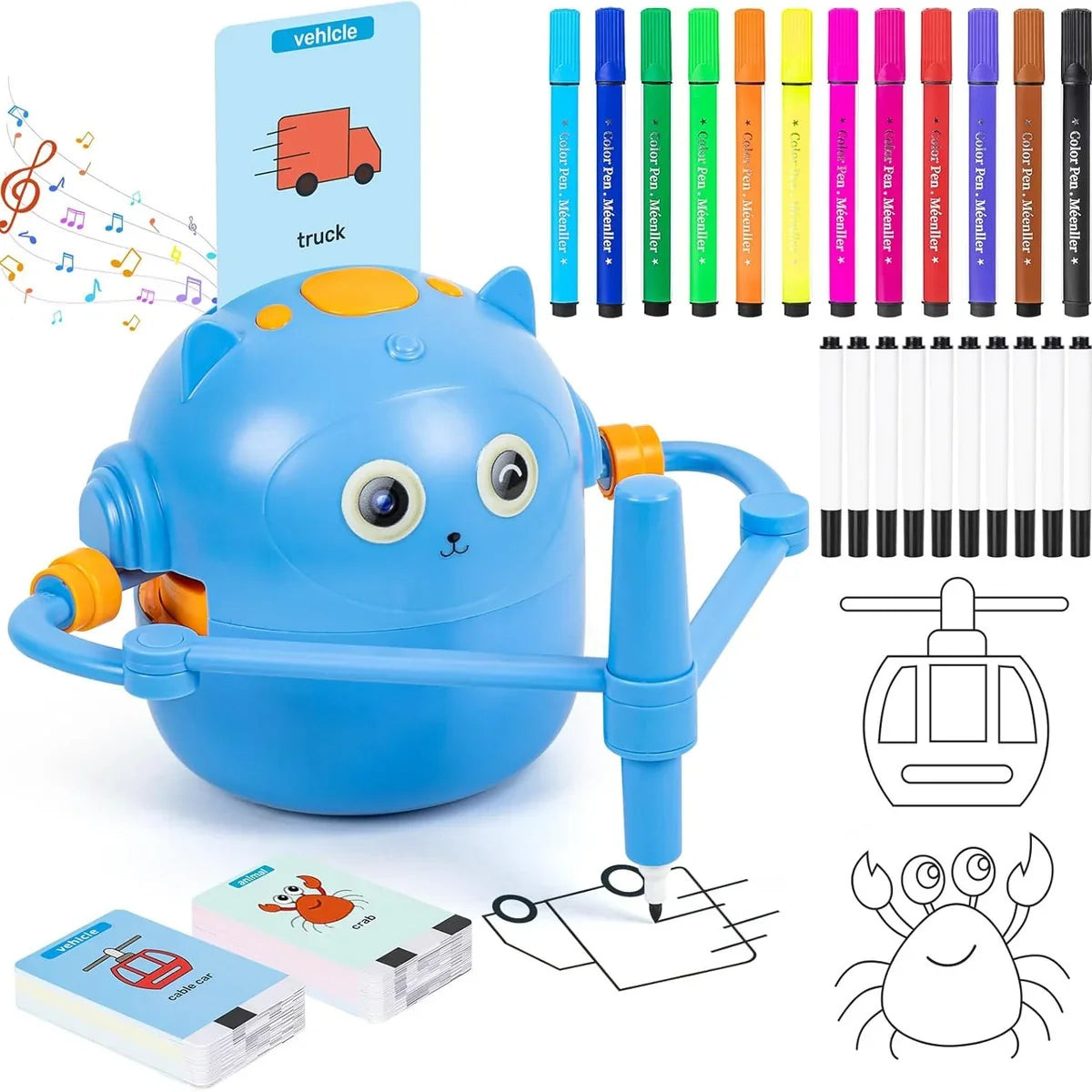 RoboDraw™ - Screen-Free Educational Tool to Develop Fine Motor Skills