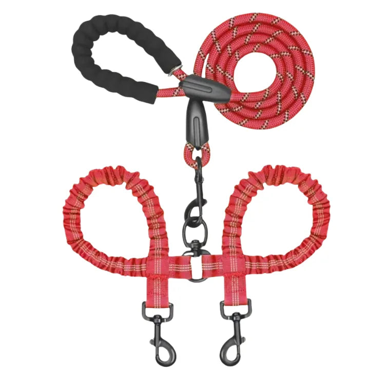 TwistFree™ - Tangle-Free Double Dog Leash