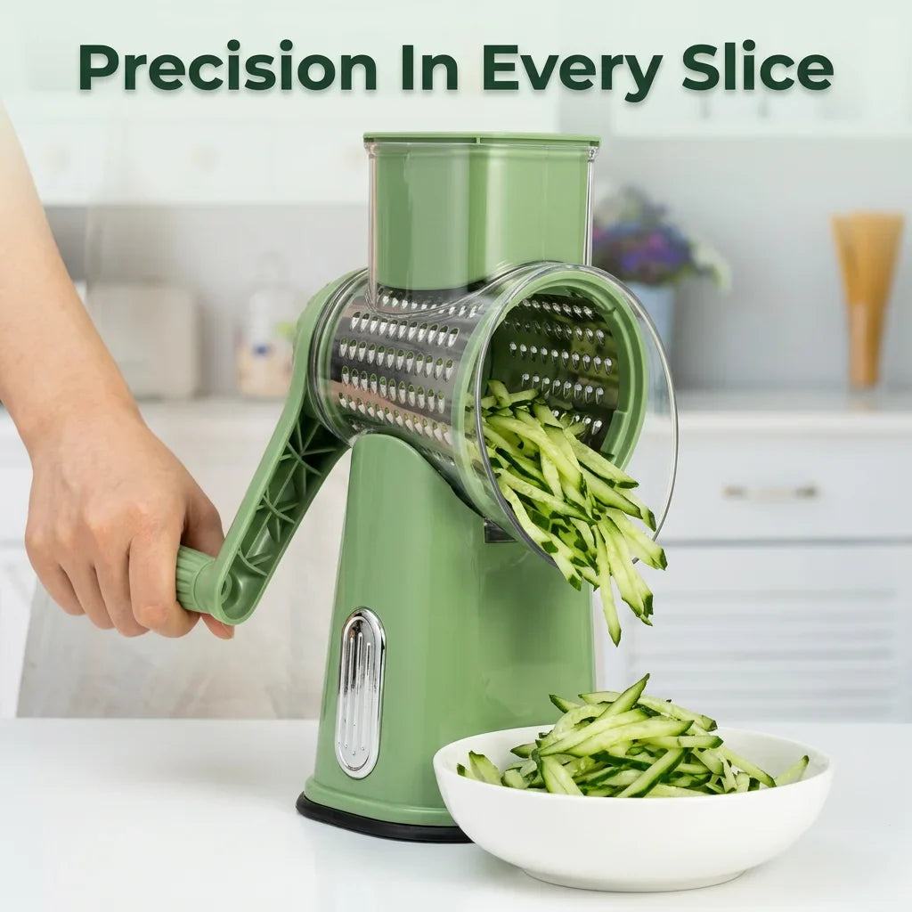 QuickSlice™ - Precision Rotary Vegetable Slicer
