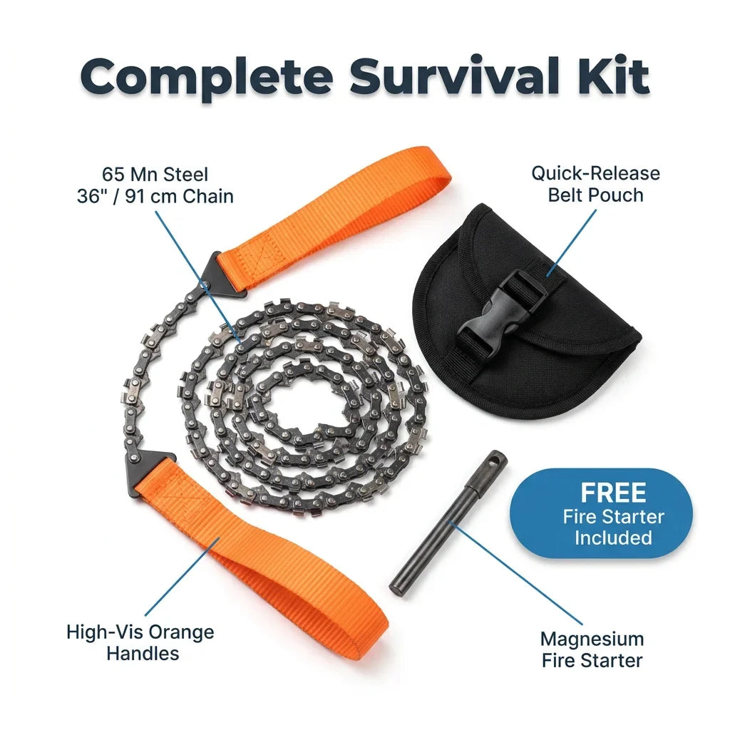 SawBlaze™ - Portable Survival Saw