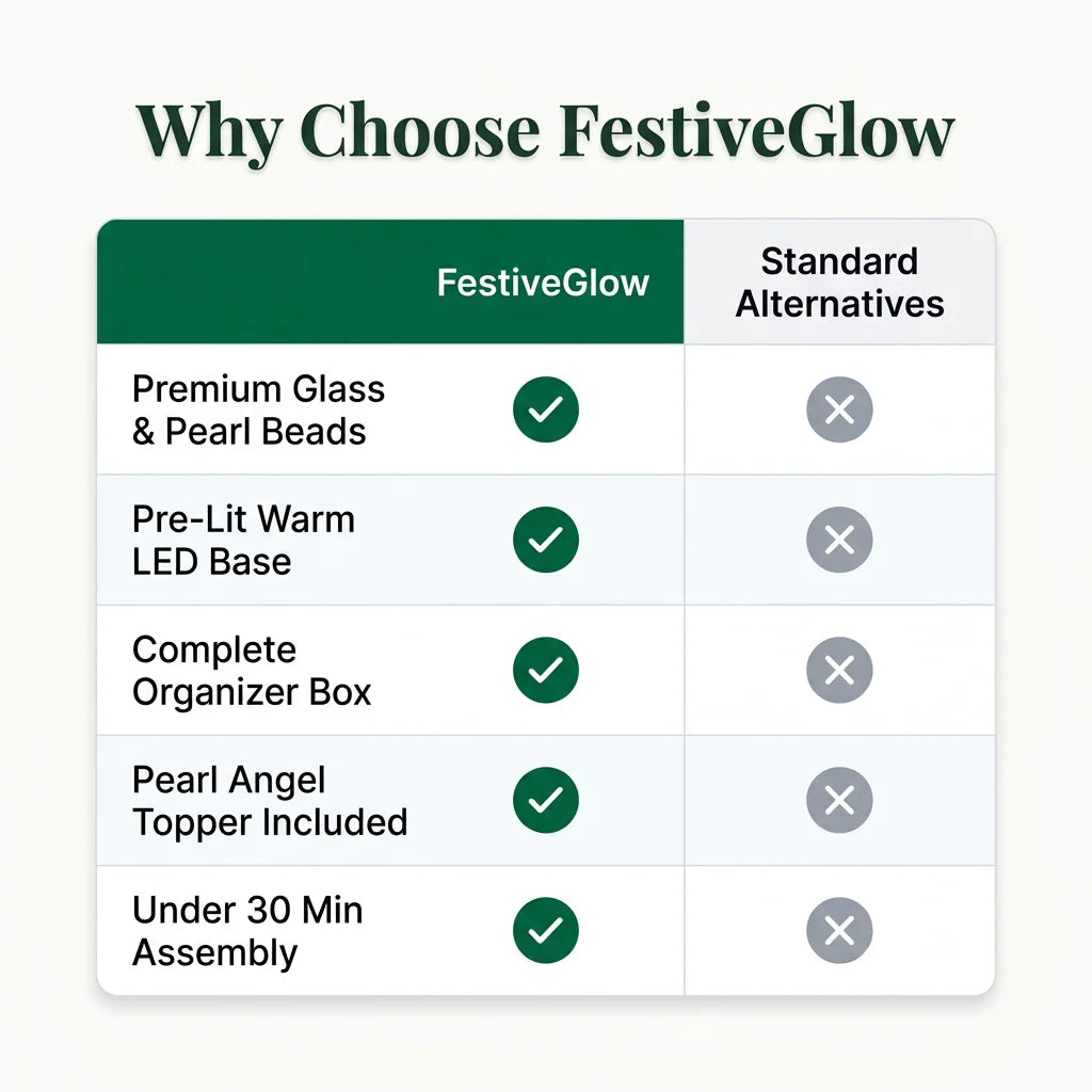FestiveGlow™ - All-in-One Holiday Tree Crafting Kit