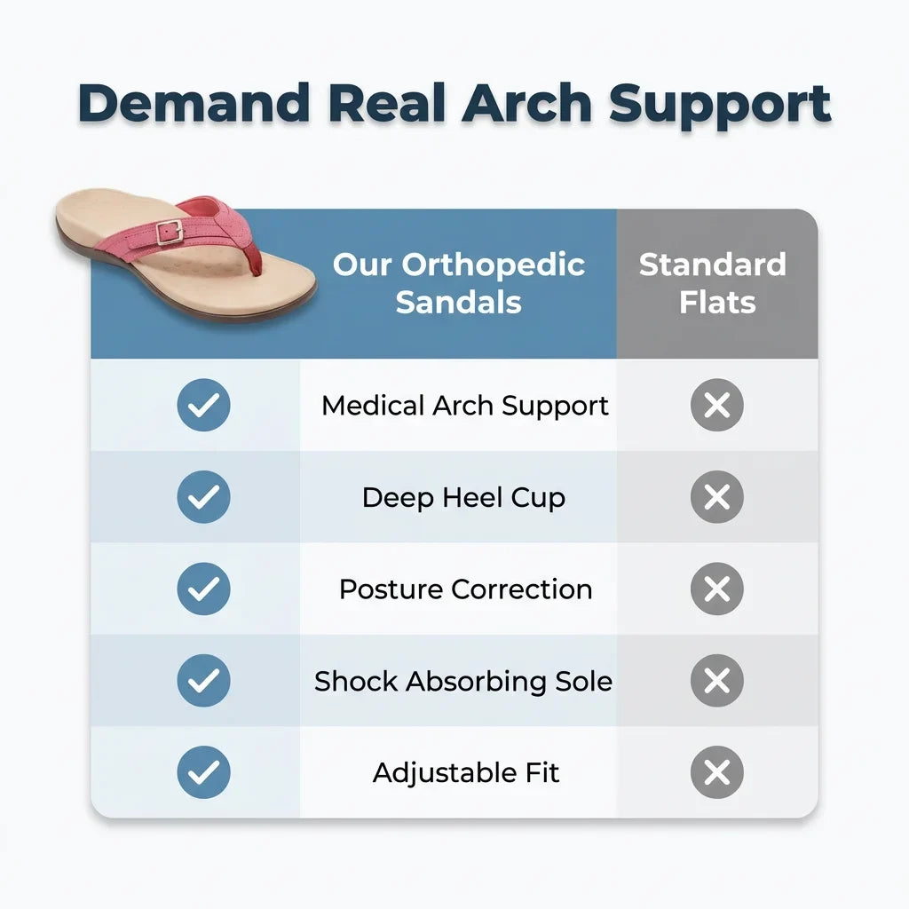 Orthopedic Arch Support Sandals - All-Day Comfort Sandals