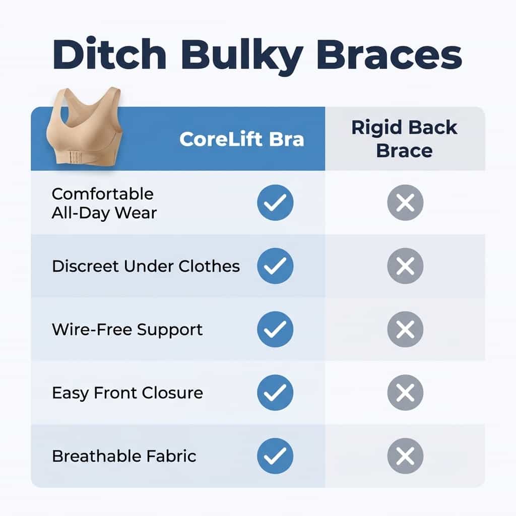 The CoreLift Posture Bra - Wire-Free Back Support