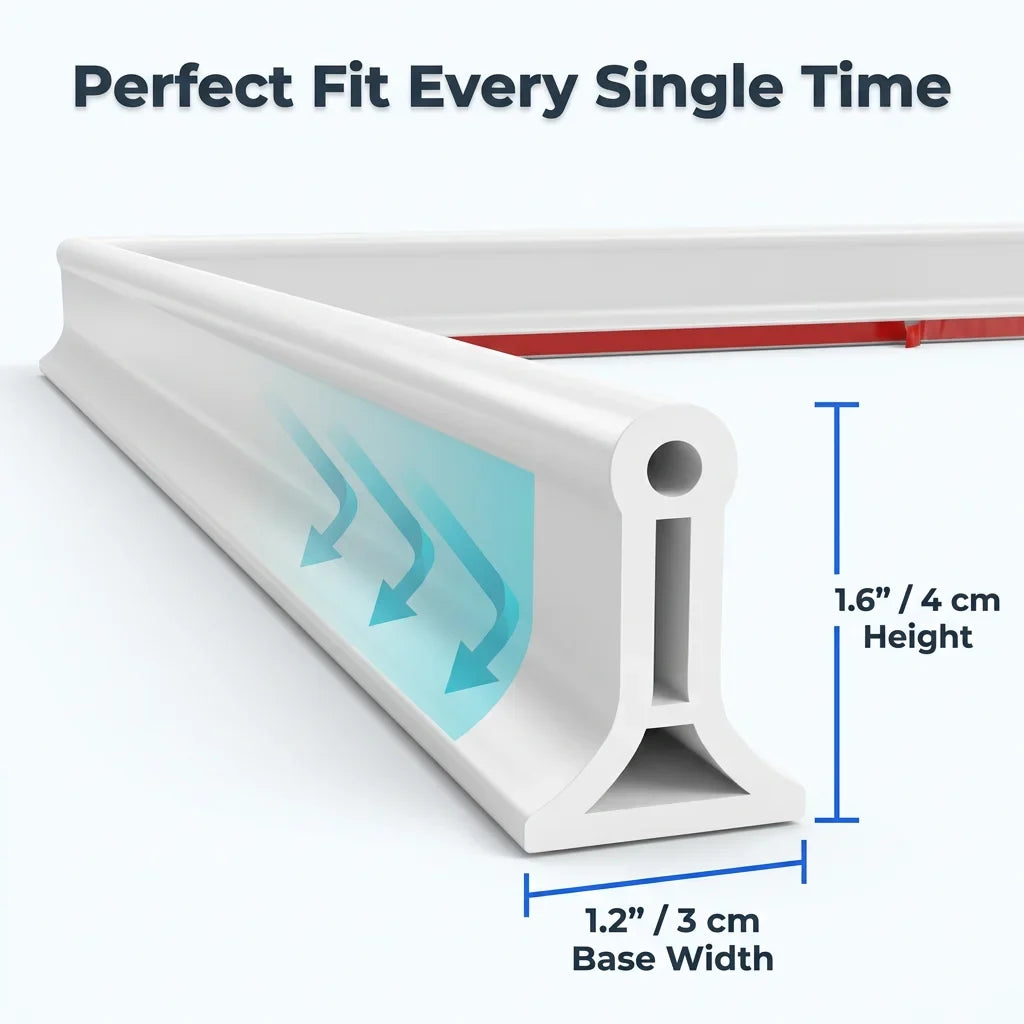 SplashShield™ - Flexible Bathroom Water Barrier