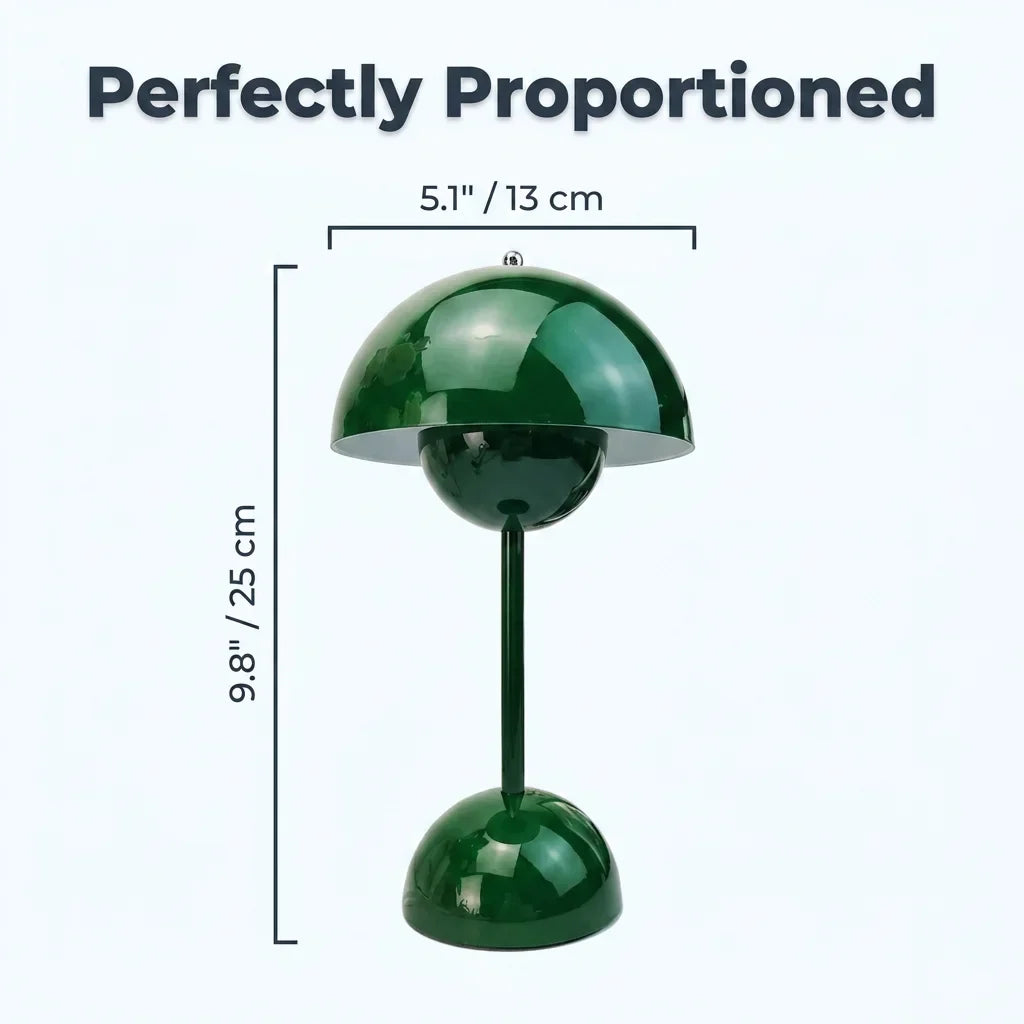FlexLamp™ - Cordless Retro Touch-Dimming Table Lamp