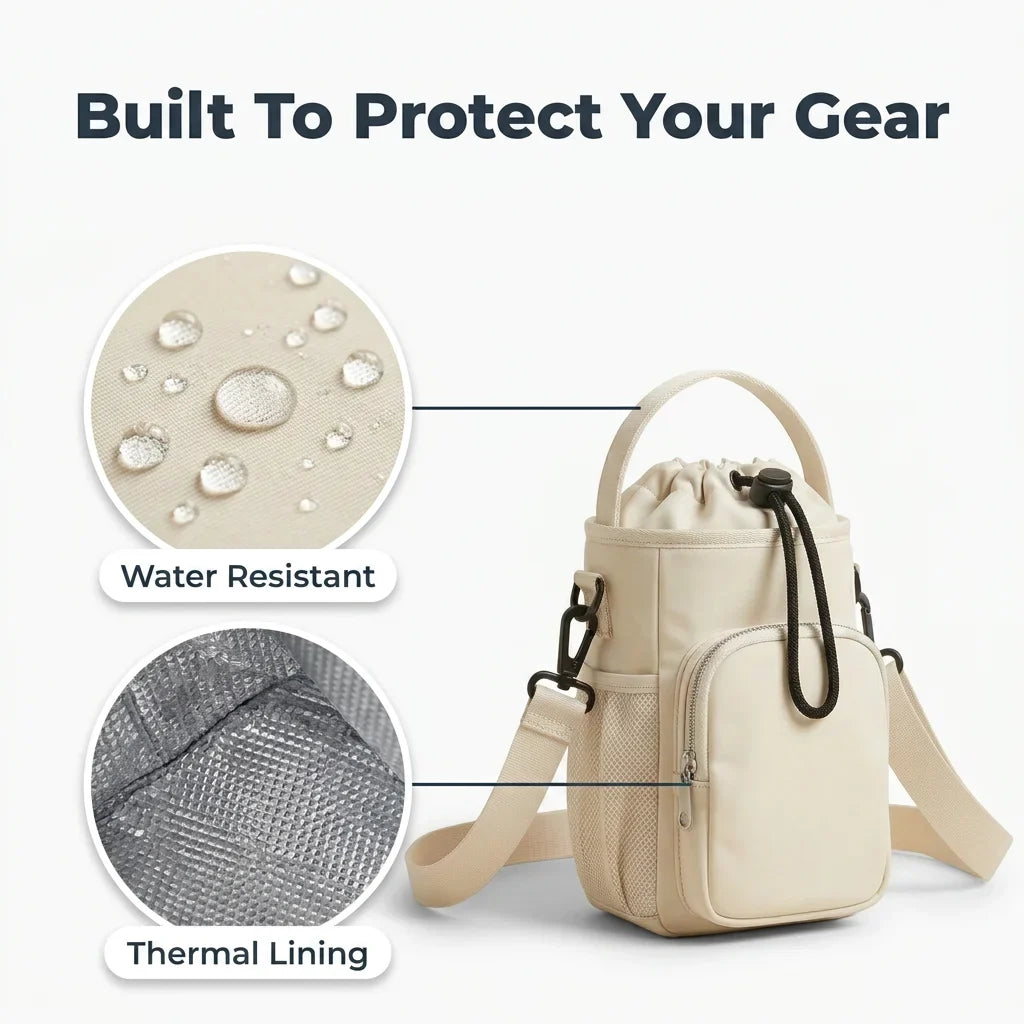 Thermal Water Bottle Pouch - Insulated Bottle Carrier