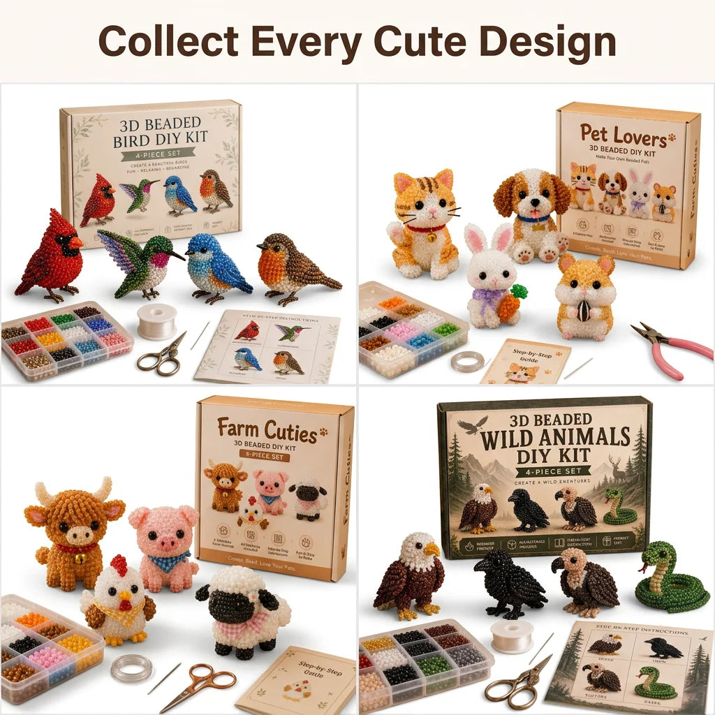 BeadCraft™ - 3D Bead Animal Kit