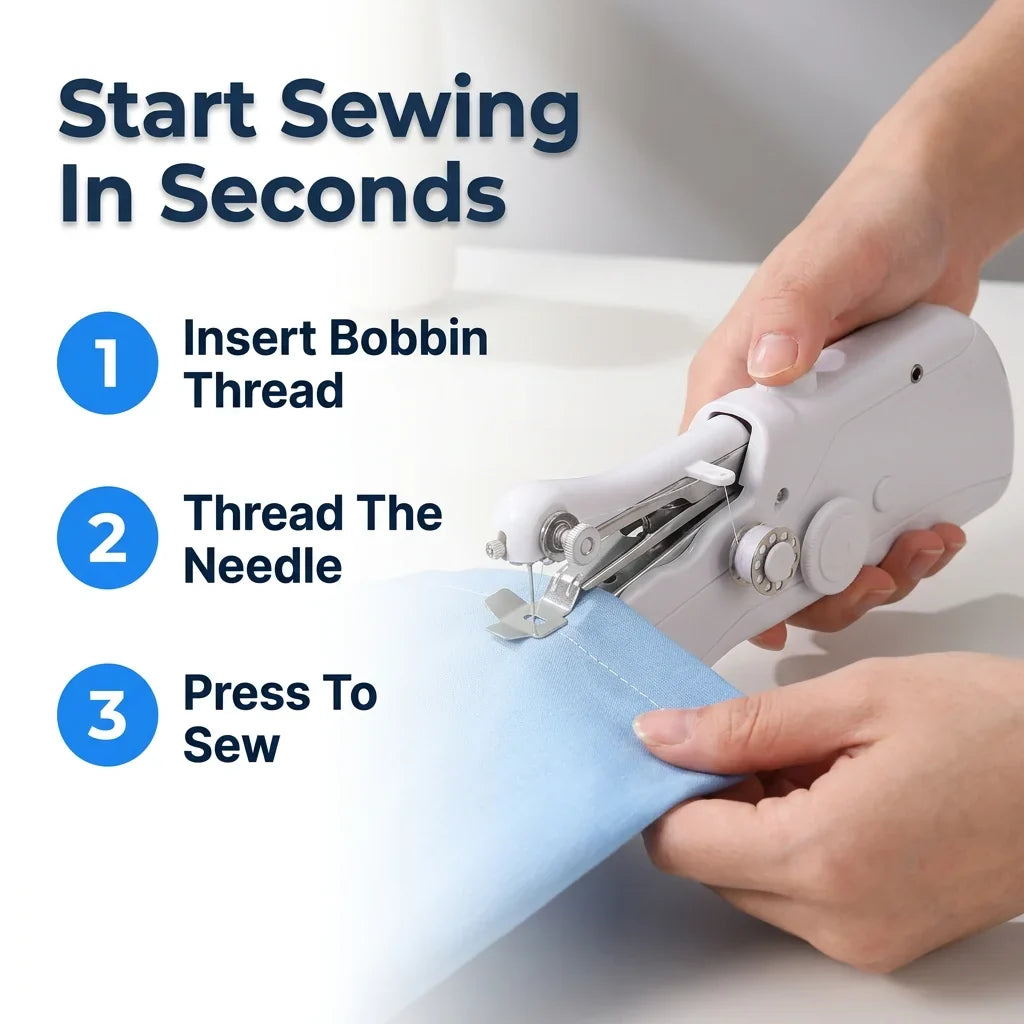 HandySew™ - Portable Mini Electric Sewing Machine