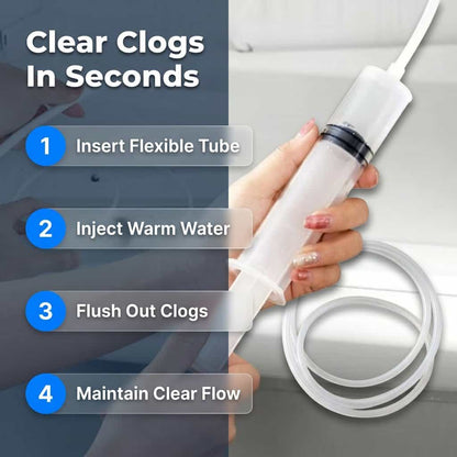 EasyDrain™ - Flexible Brush & Spray for Clog-Free Pipes
