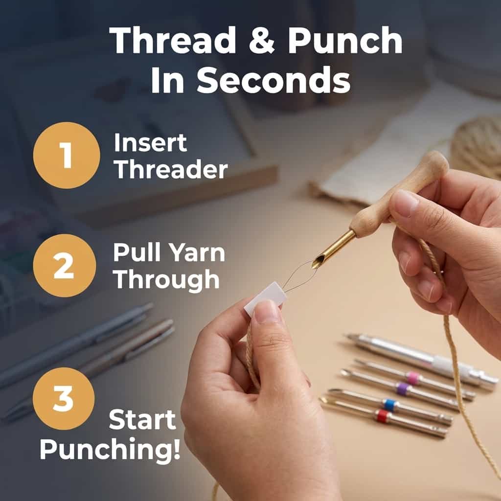 EasySew™ - Ergonomic grip for pain-free embroidery