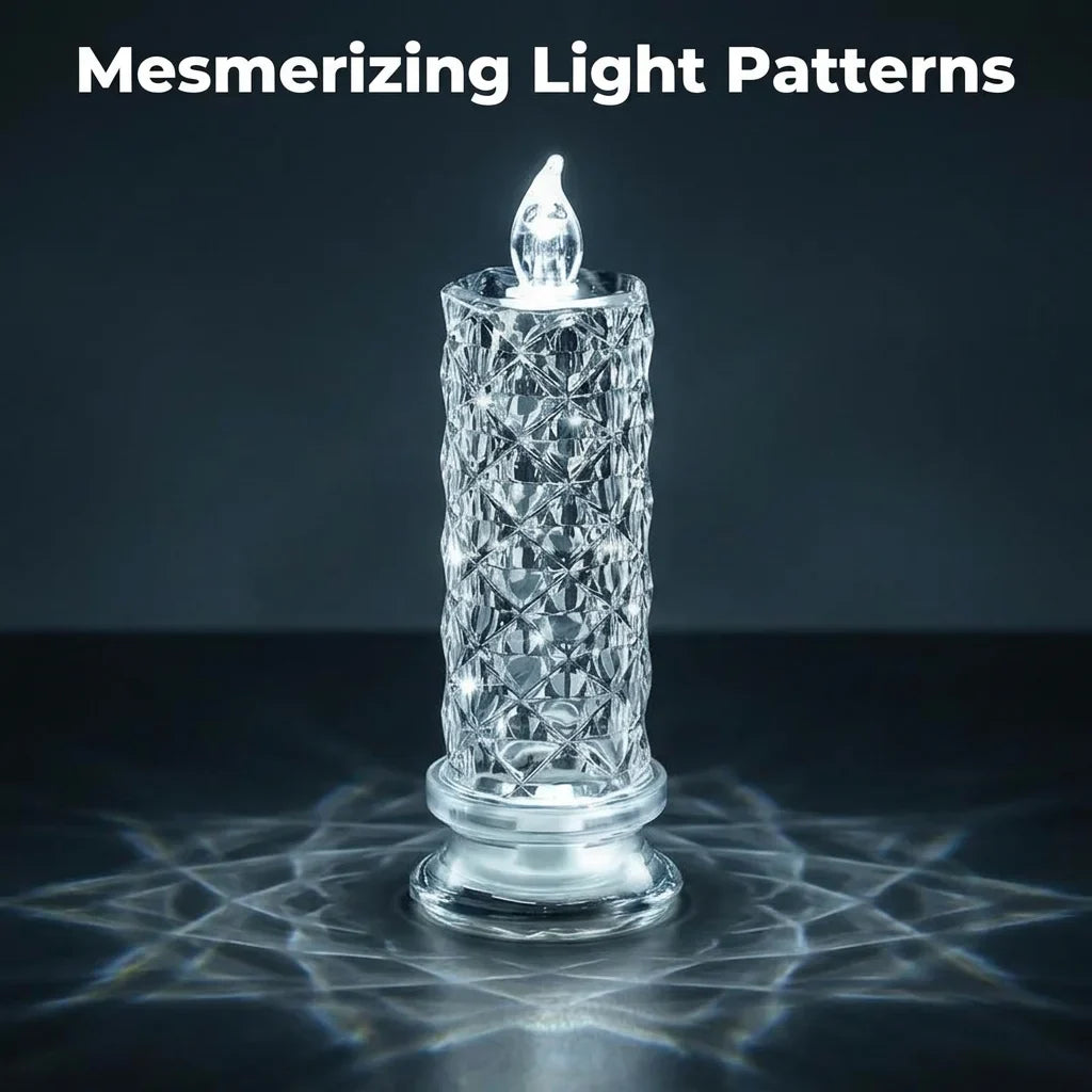 CrystalShine™ - Battery-Operated Glitter Candle Lights