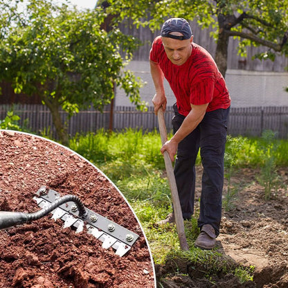 Heavy Duty Weeding Rake - Garden Weed Rake
