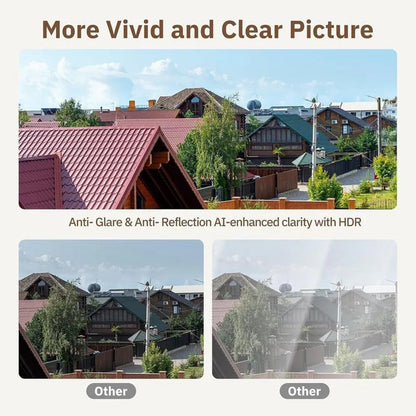 Smart 2K Window Security Camera - Ultra-HD Night Vision