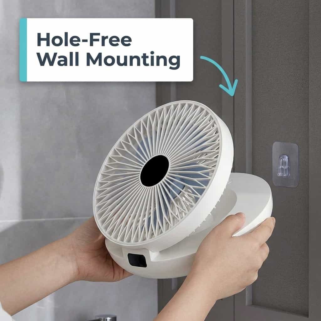 EasyBreeze™ - Quiet portable cooling with night light