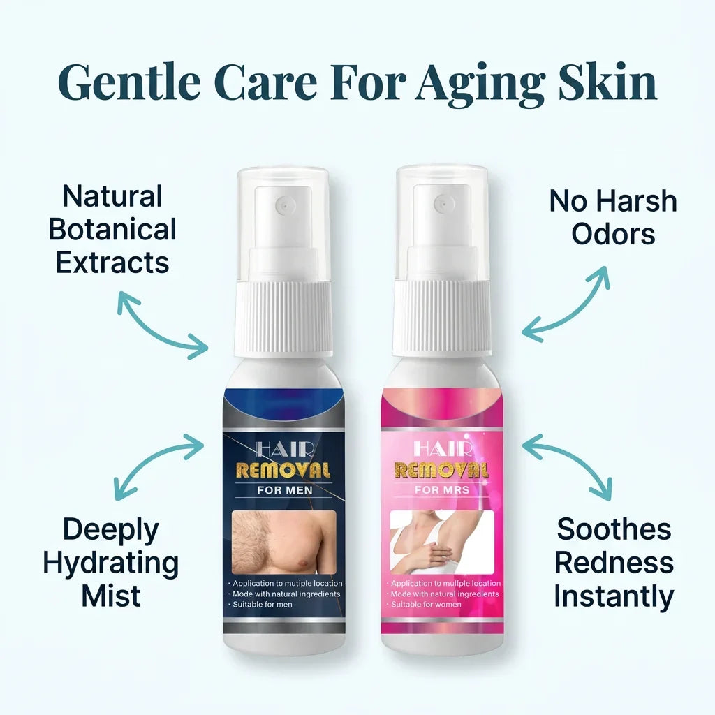 SoftMist™ - Gentle Hair Removal Spray, Pack of 2
