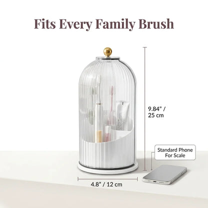 Covered Vanity Organizer - Spa-inspired solution