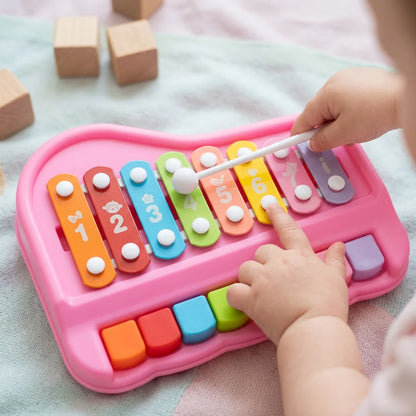 JoyBeat™ - Two-in-One Xylophone and Piano Music Toy