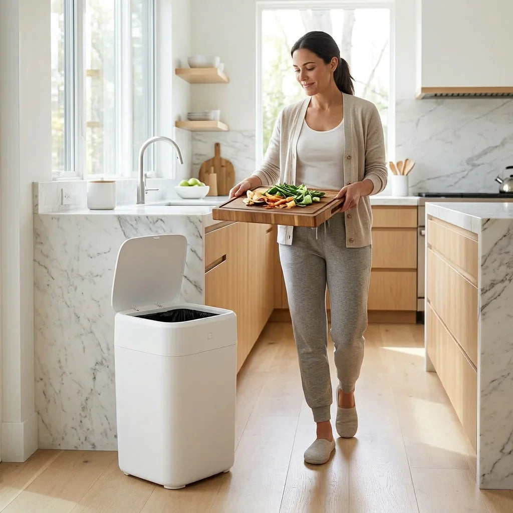 CleanGuard™ - Touchless Smart Trash Can