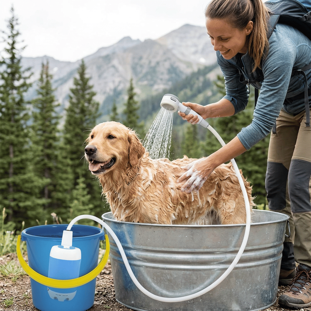 SmartShower™ - Portable outdoor shower