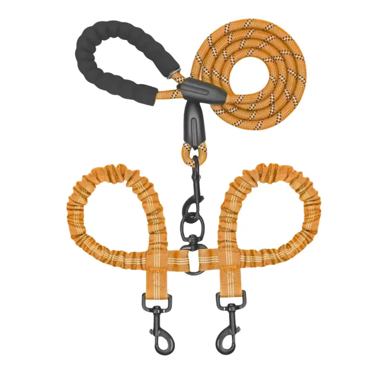 TwistFree™ - Tangle-Free Double Dog Leash