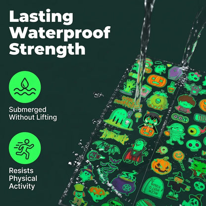 NeonArt™ - Glow-in-the-Dark Halloween Tattoo Stickers