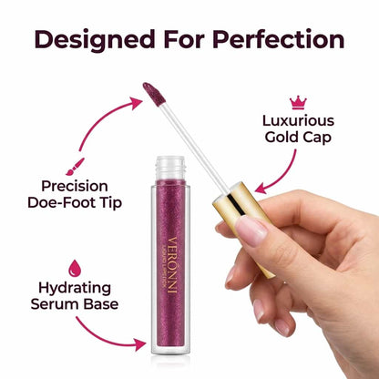 Long-Lasting Liquid Lipstick - All-Day Dazzling Color