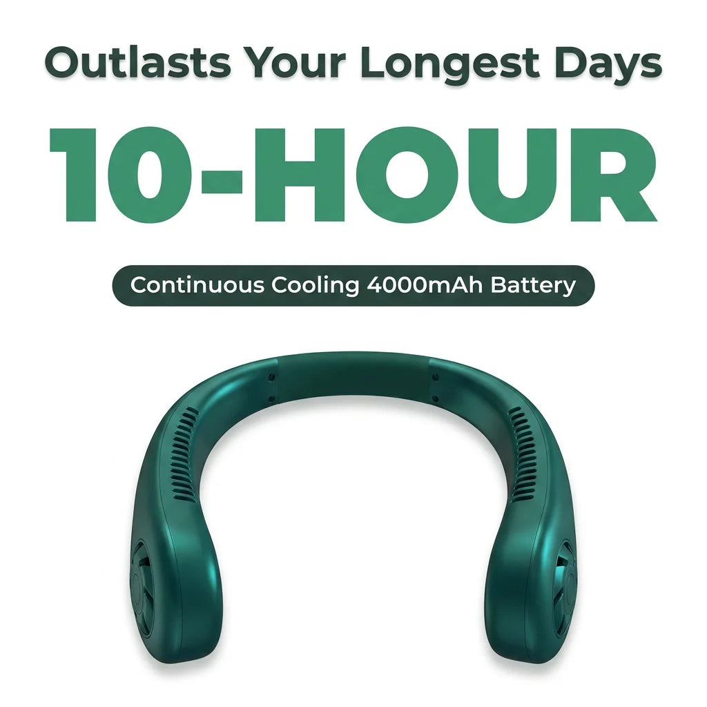 SmartCool™ - Portable Rechargeable Neck Fan