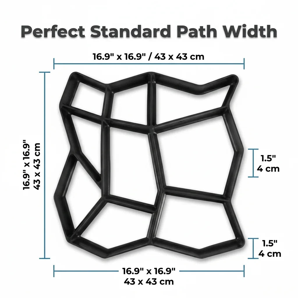 SmartMold™ - Reusable DIY Garden Path Paving Mold