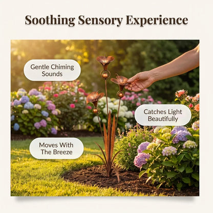 CallaChime™ - Handcrafted Garden Stake with Lily Design
