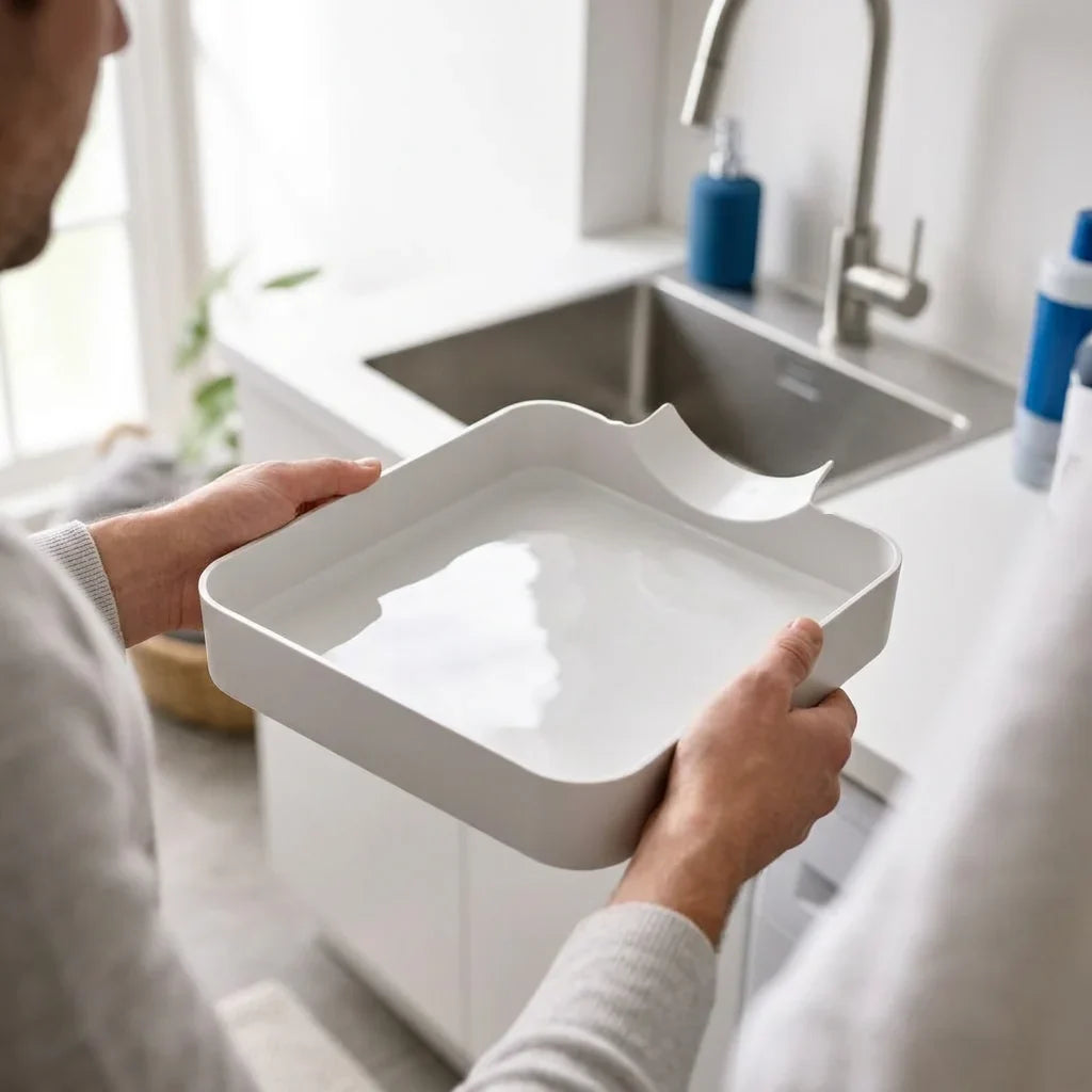 SpillShield™ - Mess-Free Washing Machine Filter Tray