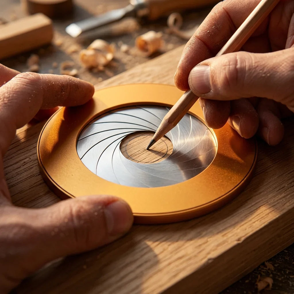 CircleLock™ - Bendable Compass & Round Ruler