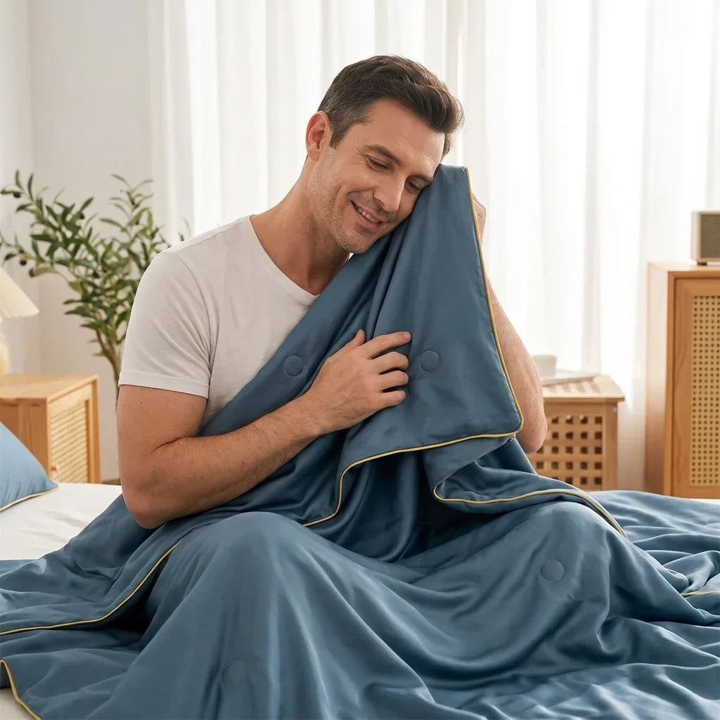 Ice Silk Sleep Blanket - Cooling Sleep Blanket