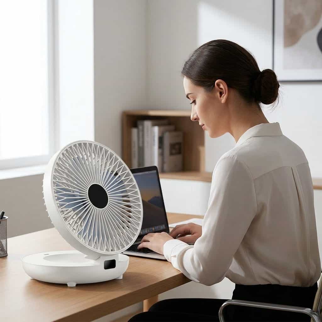 EasyBreeze™ - Quiet portable cooling with night light