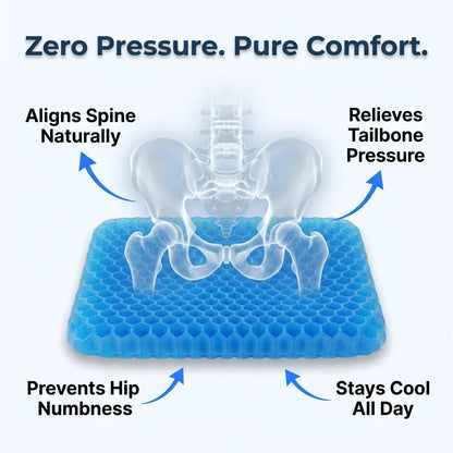 CoolGel™ - Medical-Grade Gel Seat Cushion