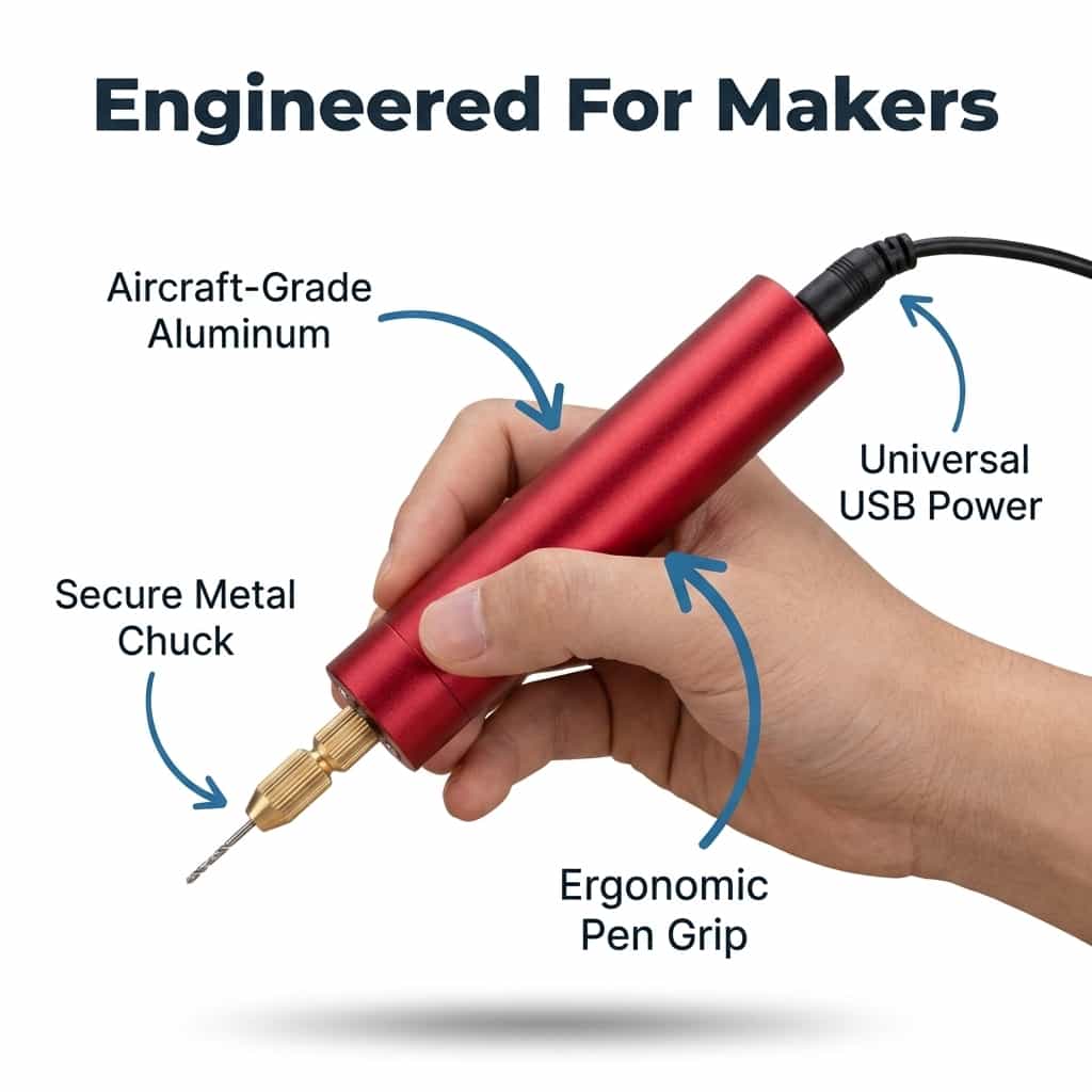 MiniDrill™ - Precision Cordless Craft Tool