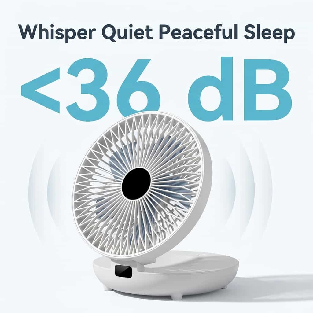 EasyBreeze™ - Quiet portable cooling with night light
