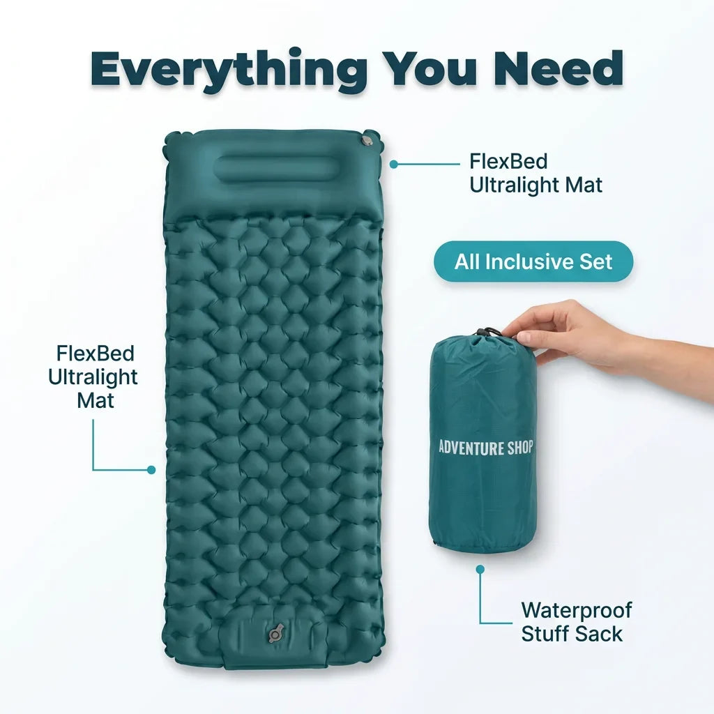 FlexBed™ - Ultralight and compact sleeping mat